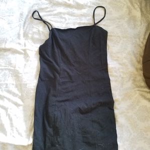Black mini dress